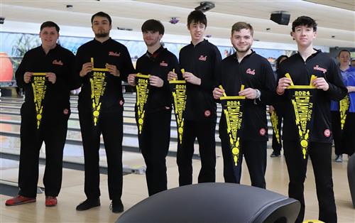 Team @ States with their banners